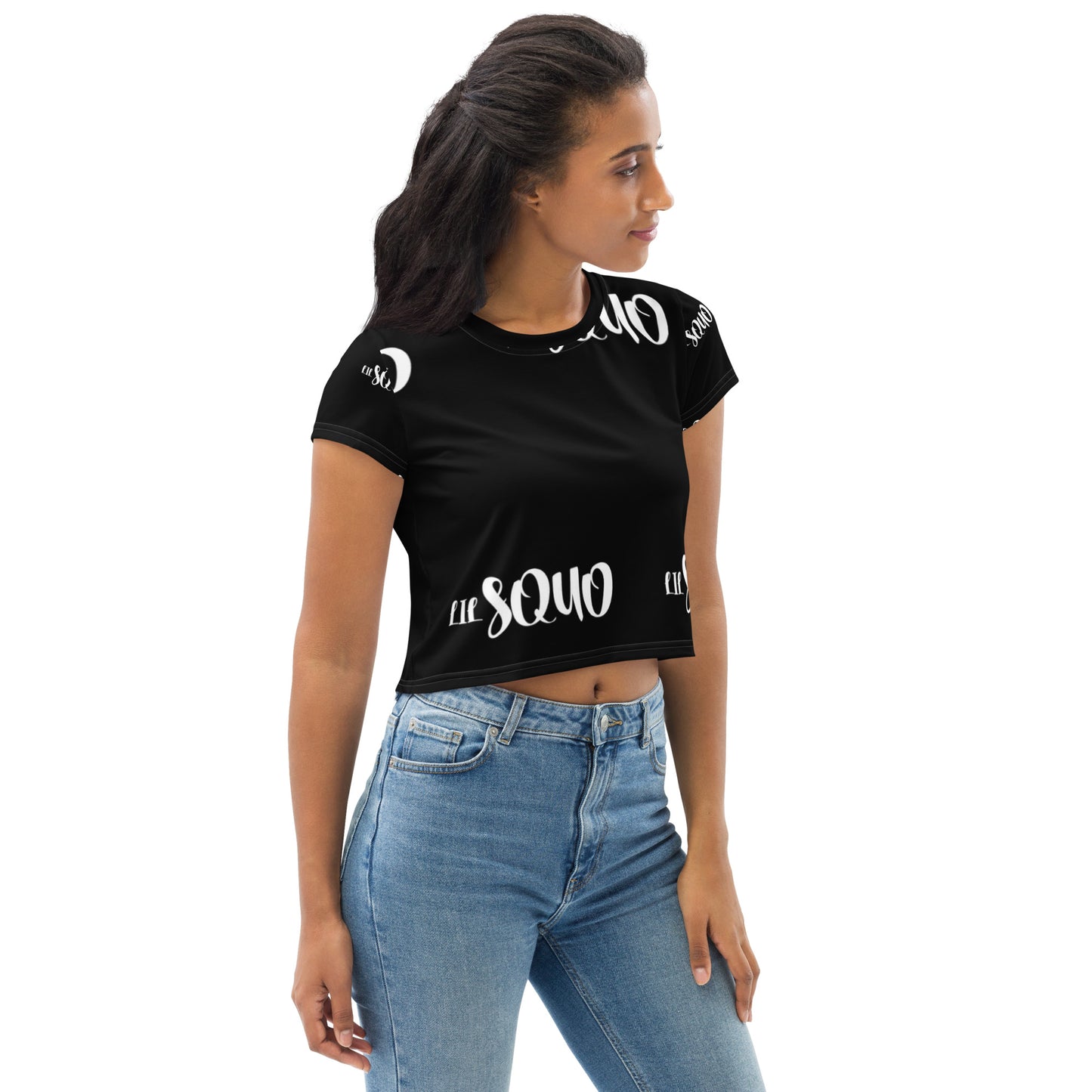 All-Over Print Crop Tee