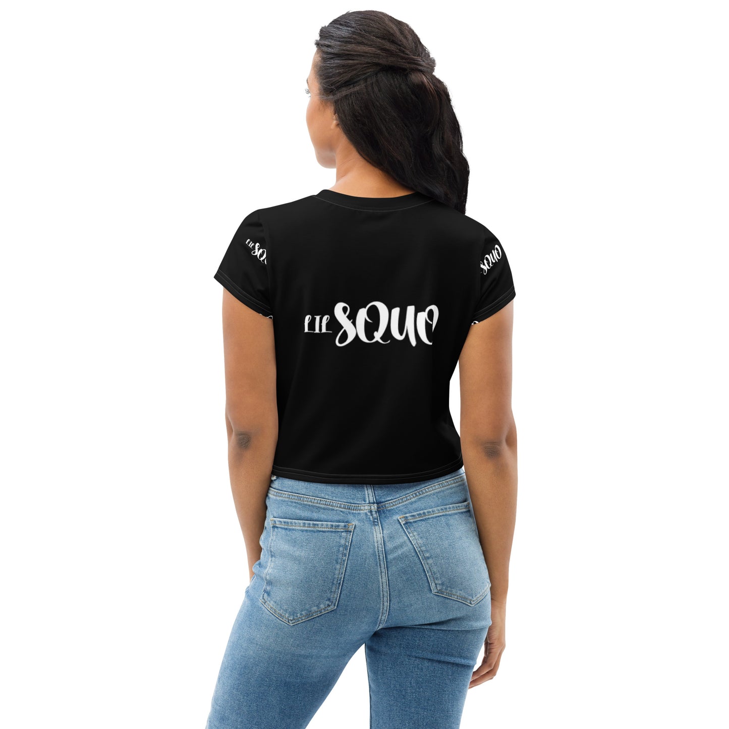 All-Over Print Crop Tee