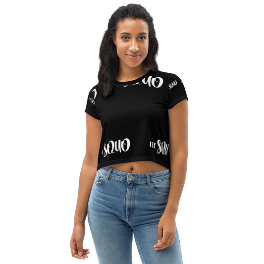 All-Over Print Crop Tee