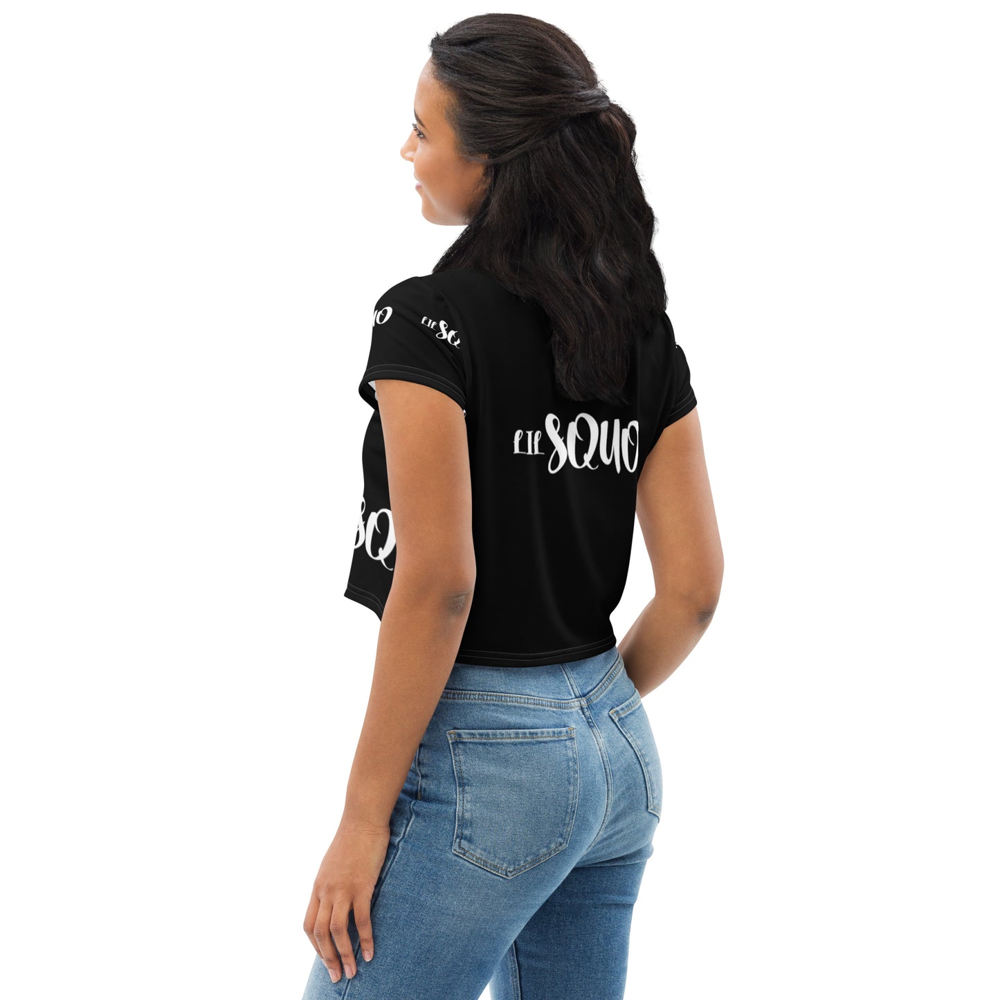 All-Over Print Crop Tee