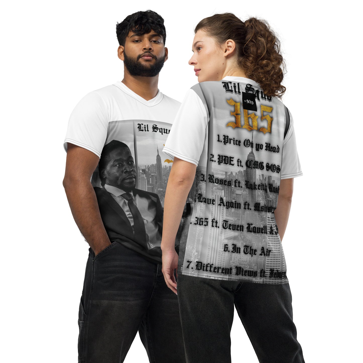 Recycled unisex sports jersey
